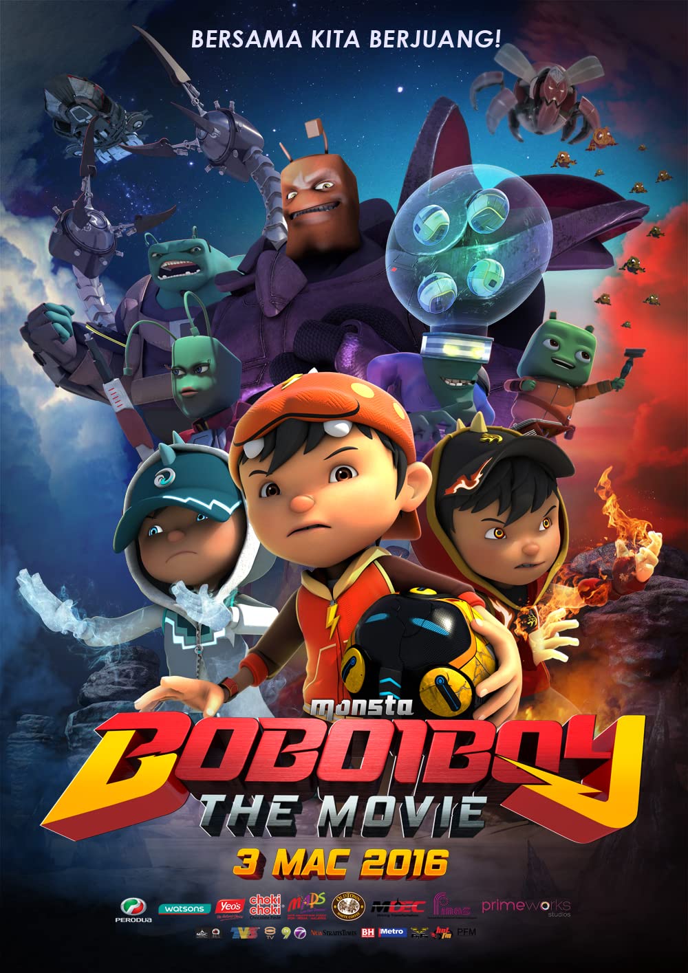 BoBoiBoy (2016) โบบอยบอย เดอะ มูฟวี่